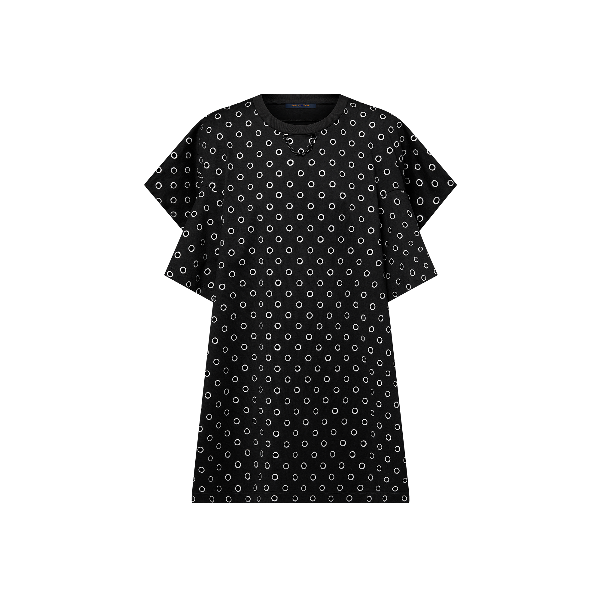 Jewel Dot Boxy Shoulder T-Shirt Dress - Women - Ready-to